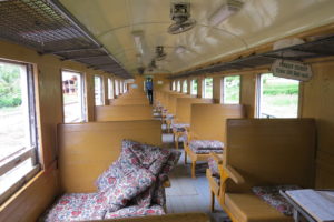 Inside the Death Railway train