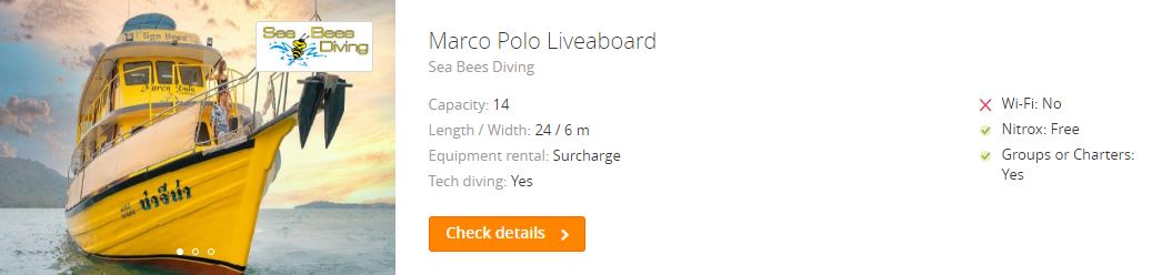 Scuba Diving on board of MV Marco Polo