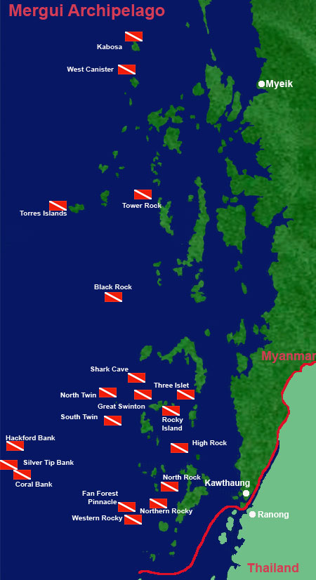 Dive Site Description - Mergui Archipelago