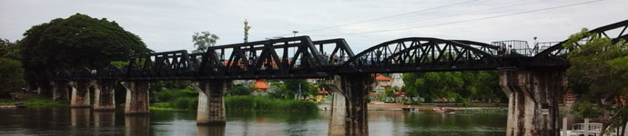 The bridge was the key point in the so-called “Death Railway” that connected Thailand and Myanmar